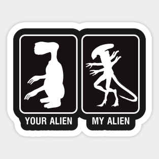 Not My Alien Sticker